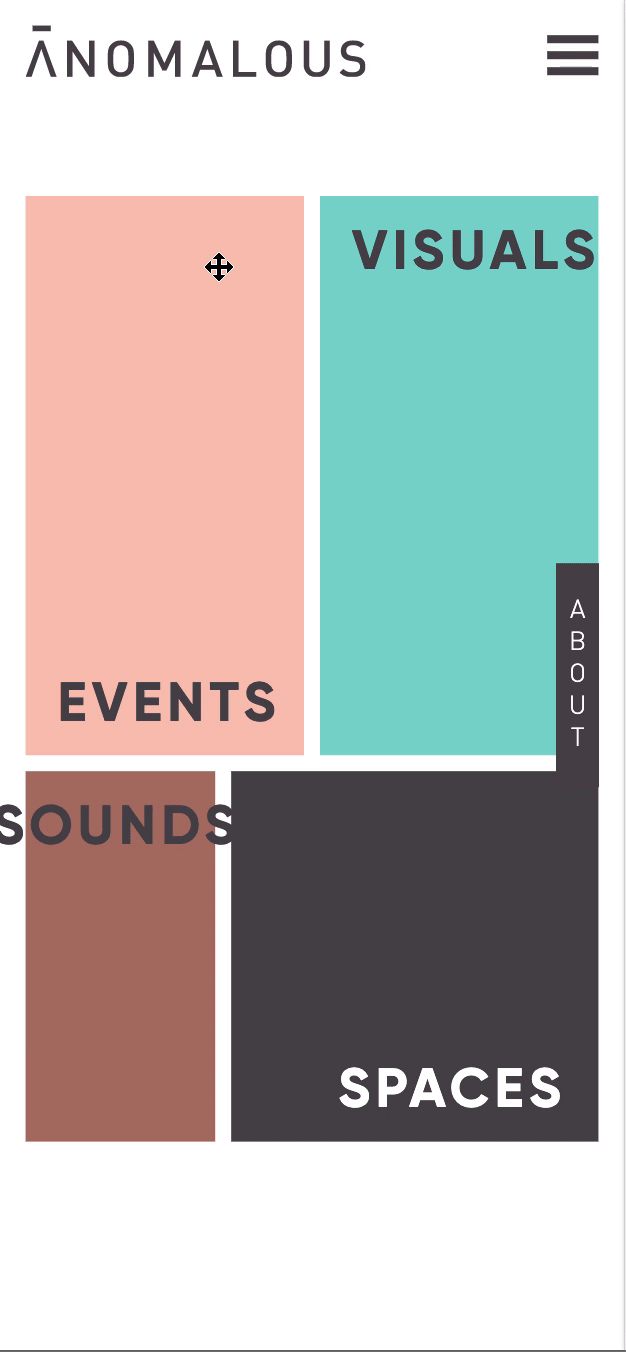 Anomalous homepage
